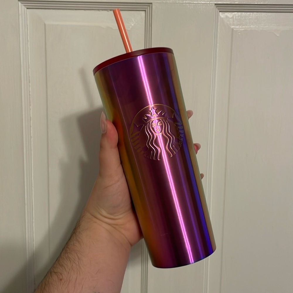 Starbucks Oil Slick Metal Tumbler